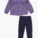 Комплект для девочек Mini Maxi, модель 4952, цвет клетка