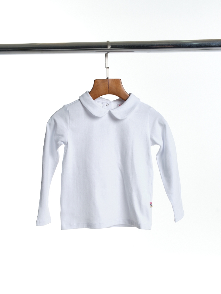 Лонгслив для девочек Mini Maxi, модель 1138, цвет белый - Лонгсливы