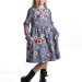 Платье для девочек Mini Maxi, модель 7844, цвет синий/мультиколор/мультиколор