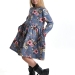 Платье для девочек Mini Maxi, модель 7844, цвет синий/мультиколор/мультиколор