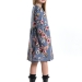 Платье для девочек Mini Maxi, модель 7844, цвет синий/мультиколор/мультиколор