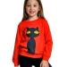 Толстовка для девочек Mini Maxi, модель 2015, цвет красный