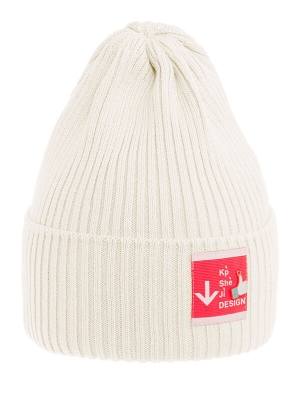 Шапка для девочки Арт-Деко, Миалт белый, весна-осень