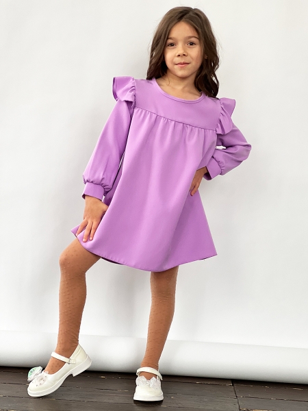 Платье для девочки нарядное БУШОН ST61, цвет сиреневый - Платья коктельные / вечерние