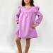Платье для девочки нарядное БУШОН ST61, цвет сиреневый