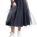 Юбка для девочек Mini Maxi, модель 7608, цвет черный/мультиколор