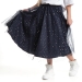 Юбка для девочек Mini Maxi, модель 7608, цвет черный/мультиколор
