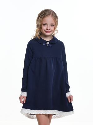 Платье для девочек Mini Maxi, модель 7783, цвет темно-синий/капелька