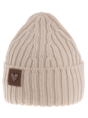 Шапка для девочки Лиана, Миалт светло-бежевый, зима