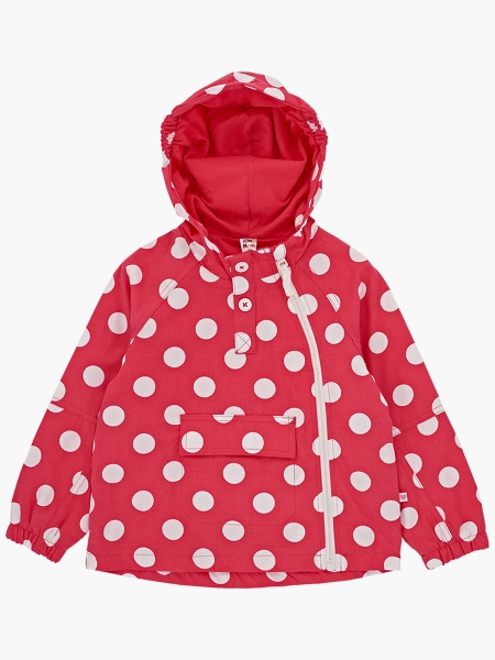 Куртка для девочек Mini Maxi, модель 4488, цвет малиновый/мультиколор - Бомберы / куртки