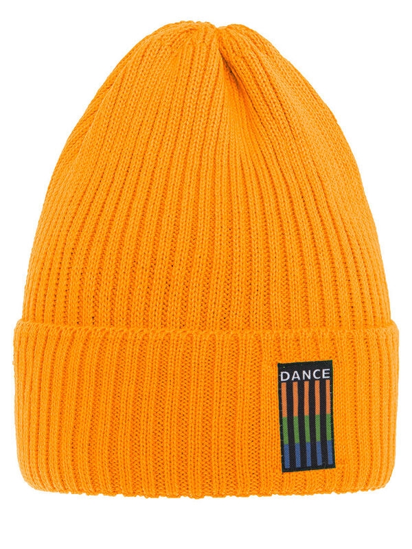 Шапка Ластик, Миалт оранжевый, весна-осень - Шапки весна-осень