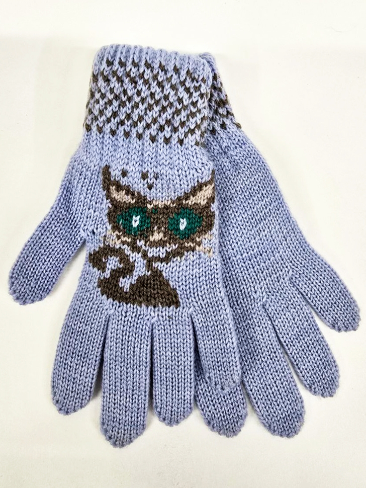 Перчатки детские, GrandDekids Next 31015-голубой - Перчатки