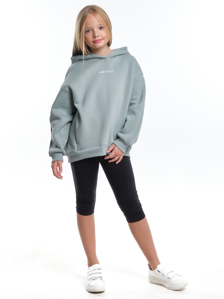 Худи для девочек Mini Maxi, модель 7317, цвет мятный - Толстовки с капюшоном / худи