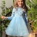 Платье для девочки нарядное БУШОН ST51, цвет голубой