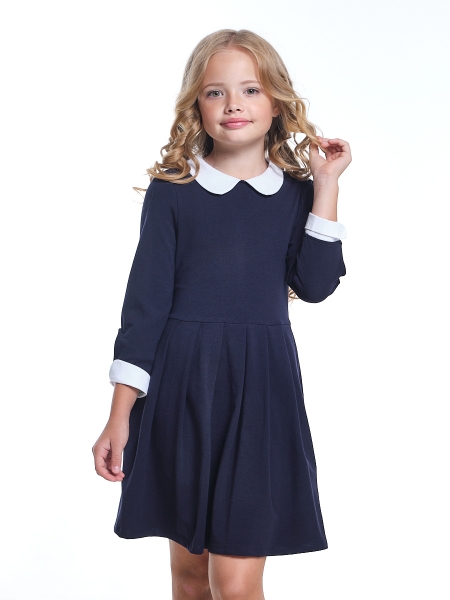 Платье для девочек Mini Maxi, модель 4895, цвет темно-синий - Платья / сарафаны для школы