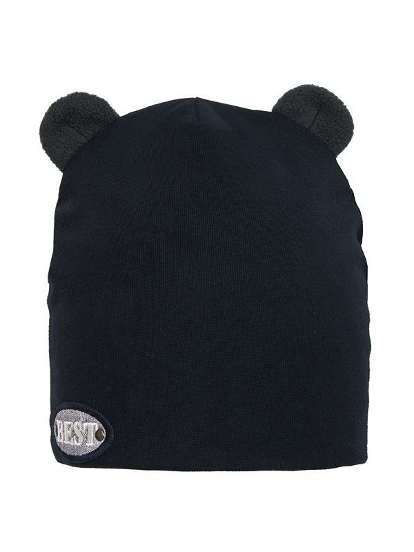 Шапка для мальчика Балу, Миалт темно-синий, весна-осень - Трикотажные шапочки