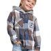 Рубашка для мальчиков Mini Maxi, модель 7987, цвет синий/белый/клетка