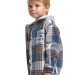 Рубашка для мальчиков Mini Maxi, модель 7987, цвет синий/белый/клетка
