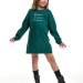 Платье для девочек Mini Maxi, модель 8054, цвет темно-зеленый