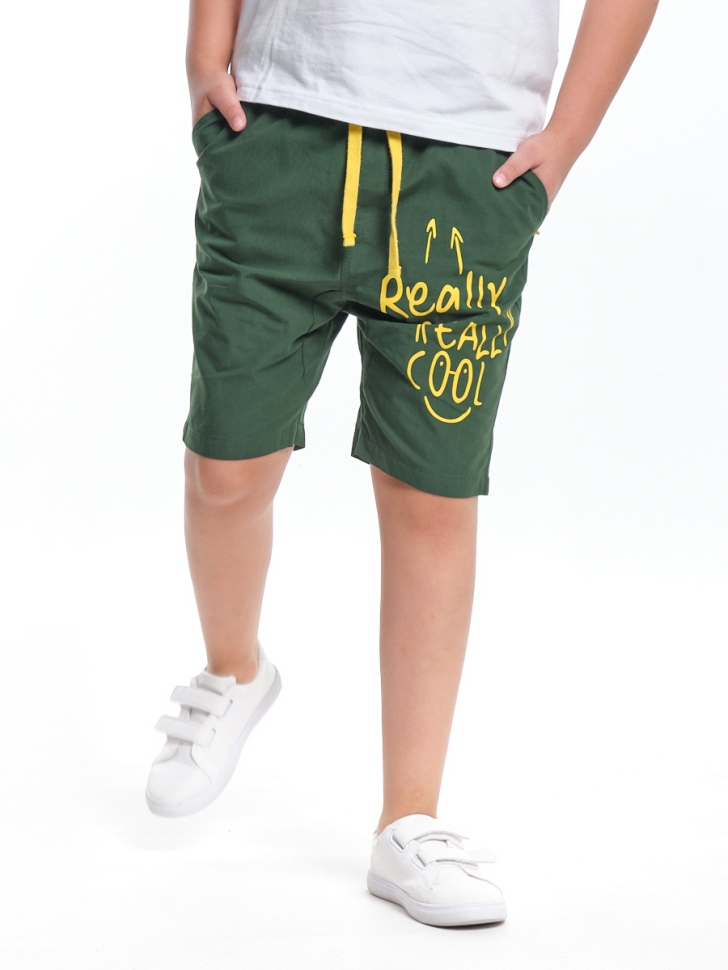 Шорты для мальчиков Mini Maxi, модель 7828, цвет хаки/зеленый - Шорты для мальчиков