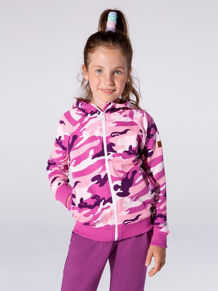 Толстовка для девочек Mini Maxi, модель 3530, цвет лиловый - Толстовки детские