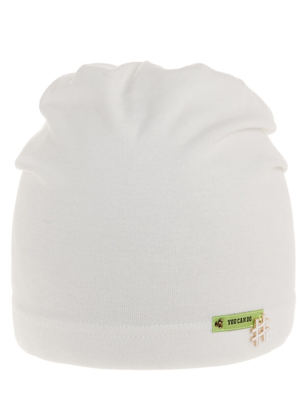 Шапка для девочки Аукцион, Миалт белый, лето - Для девочек весна-осень