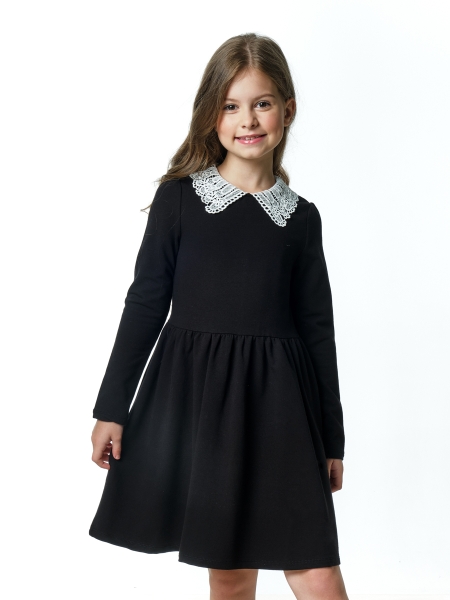 Платье для девочек Mini Maxi, модель 6713, цвет черный - Платья для девочек с длинным рукавом