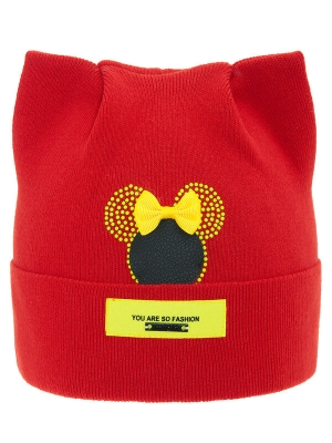 Шапка для девочки Витаминка, Миалт красный, весна-осень