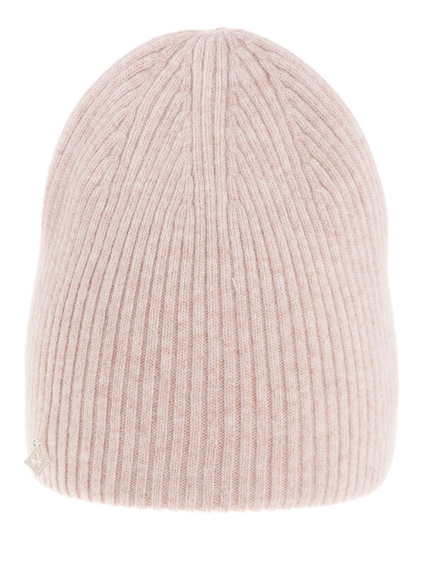 Шапка для девочки Ренессанс, Миалт бежевый/меланж, зима - Зимние шапки для девочек