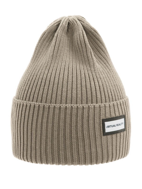 Шапка для мальчика Виртуал, Миалт грязно-бежевый, весна-осень - Шапки весна-осень