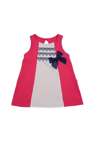 Платье для девочек Mini Maxi, модель 1647, цвет малиновый - Платья для девочек с коротким рукавом