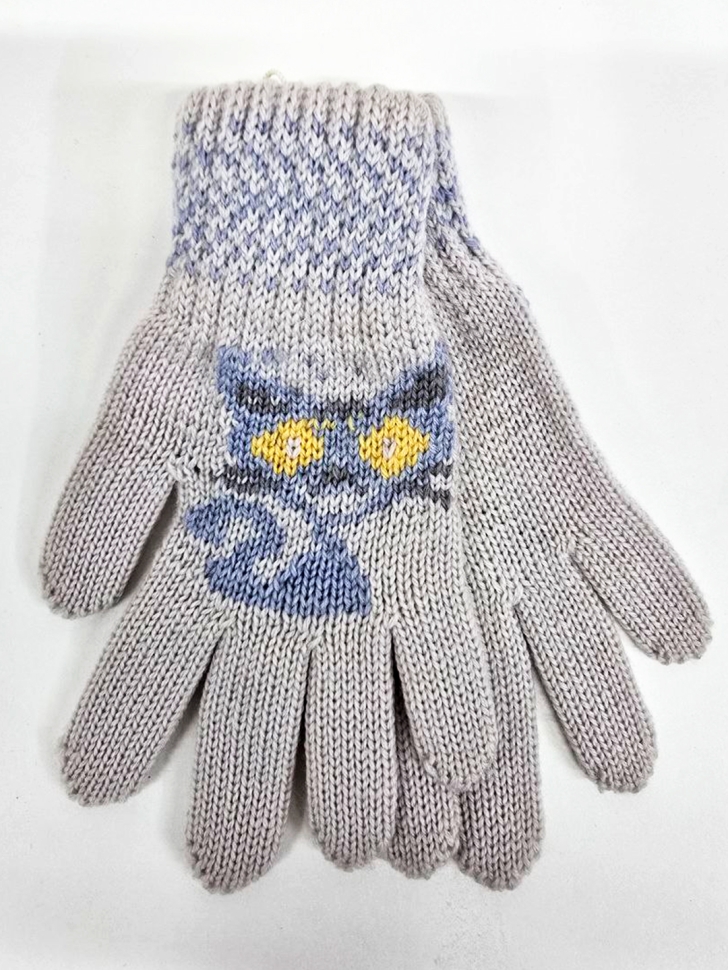 Перчатки детские, GrandDekids Next 31015-серый - Перчатки