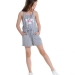 Комбинезон для девочек Mini Maxi, модель 7584, цвет серый