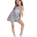 Комбинезон для девочек Mini Maxi, модель 7584, цвет серый