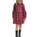 Платье для девочек Mini Maxi, модель 8056, цвет красный/клетка