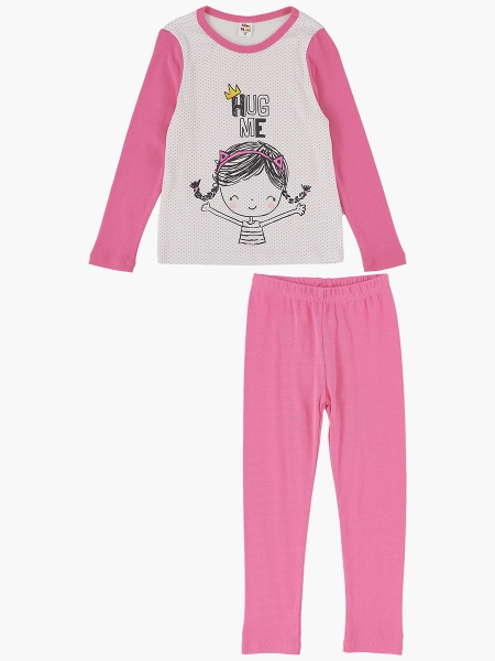 Комплект для девочек Mini Maxi, модель 4282/4283, цвет малиновый - Пижамы для девочек