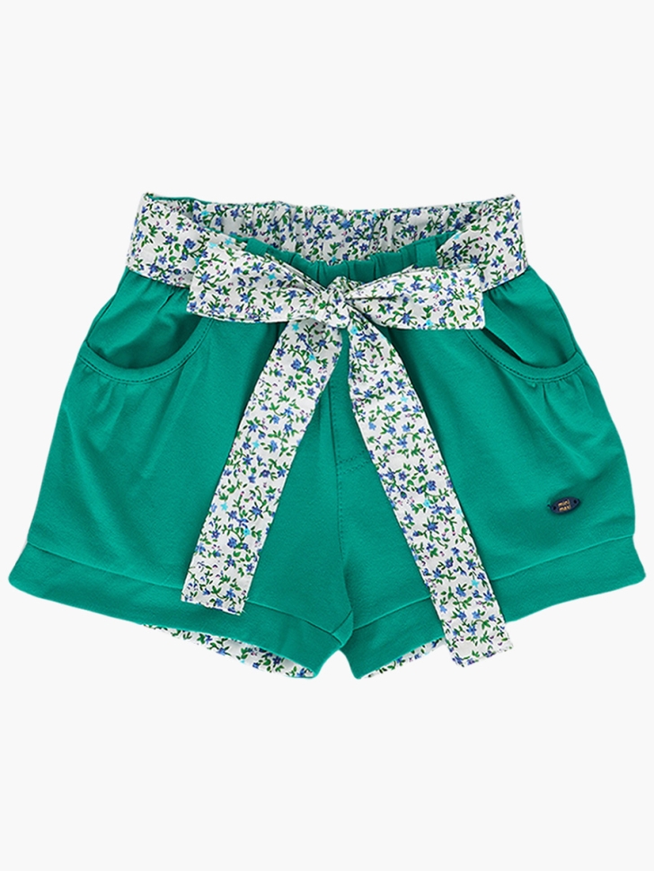 Шорты для девочек Mini Maxi, модель 4716, цвет бирюзовый/голубой - Шорты для девочек