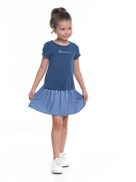 Платье для девочек Mini Maxi, модель 3017, цвет мультиколор - Платья для девочек с коротким рукавом