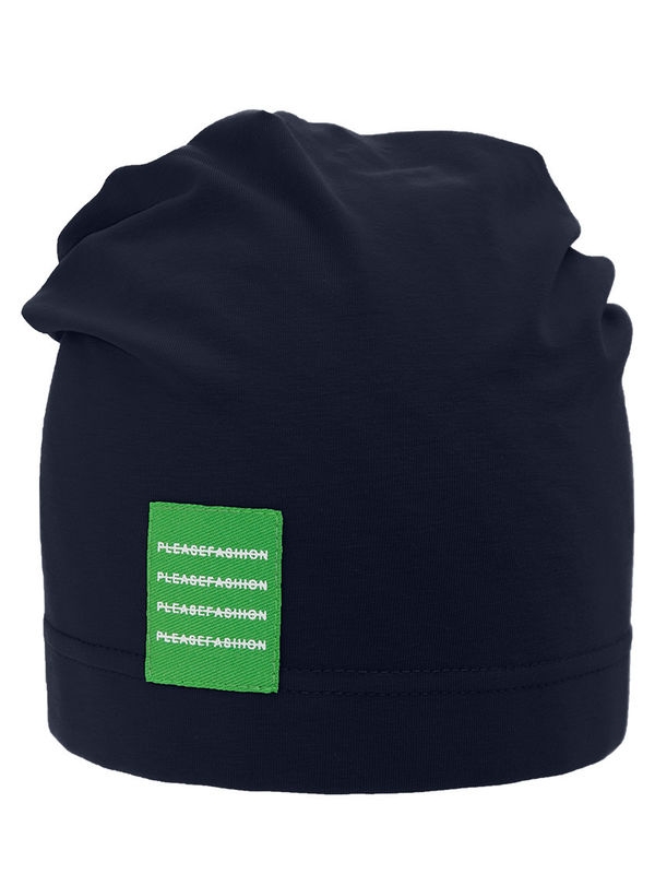 Шапка Дрейф, Миалт темно-синий, лето - Шапки весна-осень