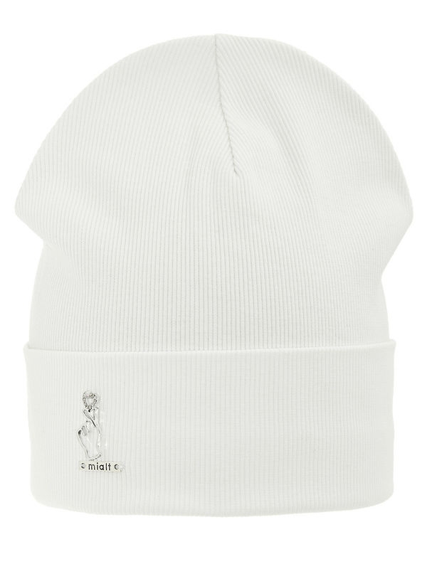 Шапка для девочки Elegance, Миалт белый - Для девочек весна-осень