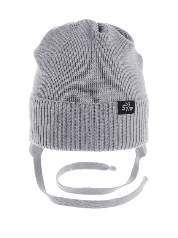 Шапка для мальчика Азарт, Миалт серый, весна-осень - Шапки весна-осень