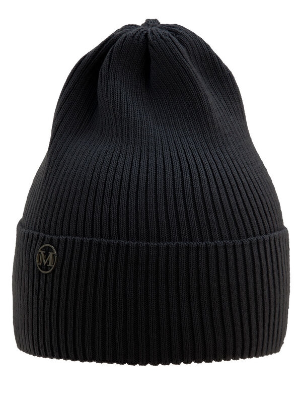 Шапка Реакция-1, Миалт черный, весна-осень - Для девочек весна-осень
