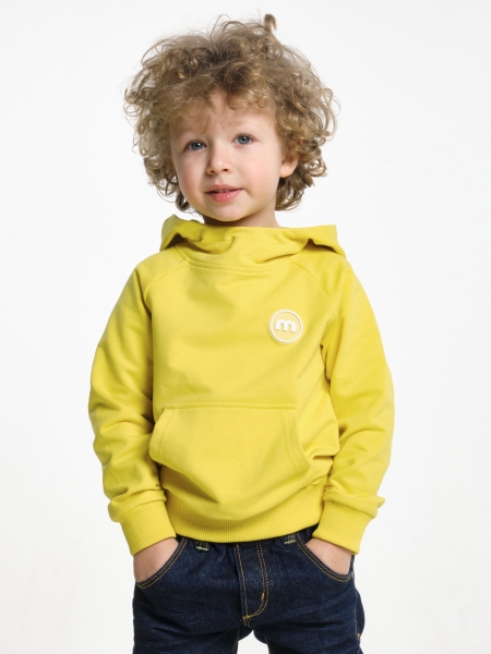 Худи для мальчиков Mini Maxi, модель 6991, цвет неон/желтый - Худи, толстовки с капюшоном