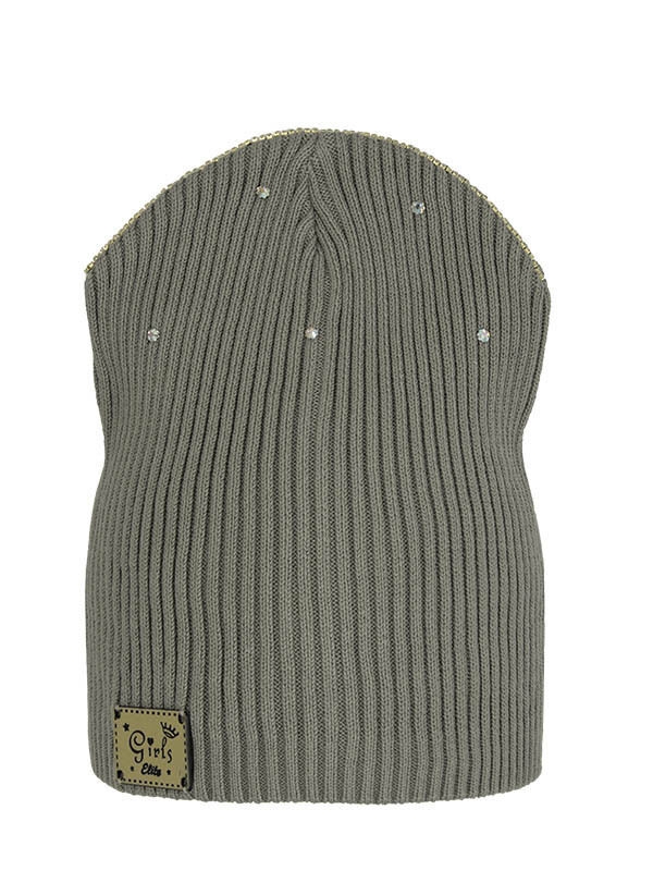Шапка для девочки Элита, Миалт светлый/хаки, весна-осень-лето - Для девочек весна-осень