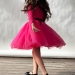 Платье для девочки нарядное БУШОН ST51, цвет фуксия