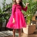Платье для девочки нарядное БУШОН ST51, цвет фуксия