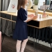 Платье для девочки школьное БУШОН SK13, цвет темно-синий