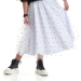 Юбка для девочек Mini Maxi, модель 7608, цвет белый/мультиколор