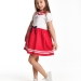 Платье для девочек Mini Maxi, модель 1579, цвет белый/красный