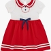 Платье для девочек Mini Maxi, модель 1579, цвет белый/красный